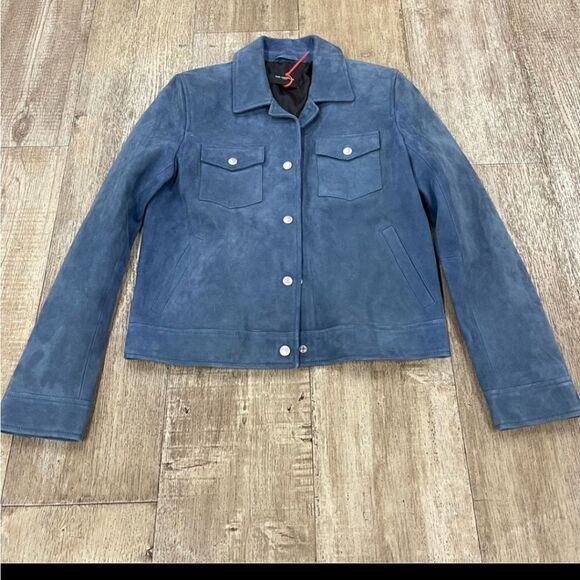 Blue Suede Jacket Blue Suede Jacket review pictures The Kooples - Picture 3 of 6